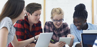 group of students working on an assignment