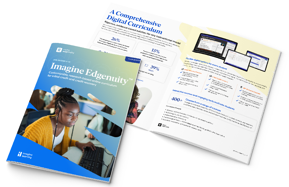 Imagine Edgenuity Credit Recovery Imagine Learning