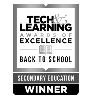 Tech & Learning Awards of Excellence Best Tool for Back to School, Secondary Education