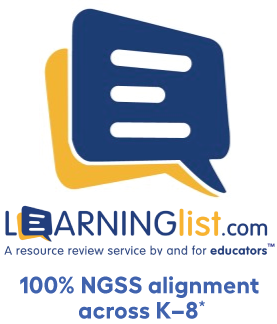 Learning List 100% NGSS alignment across K-8