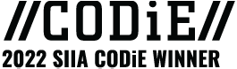 CODiE 2022 SIIA CODiE Winner award logo.