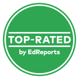 Top-Rated by EdReports logo.