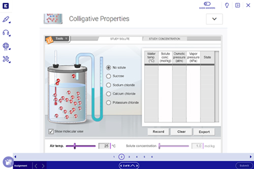 Screenshot of Imagine EdgeEX science virtual lab